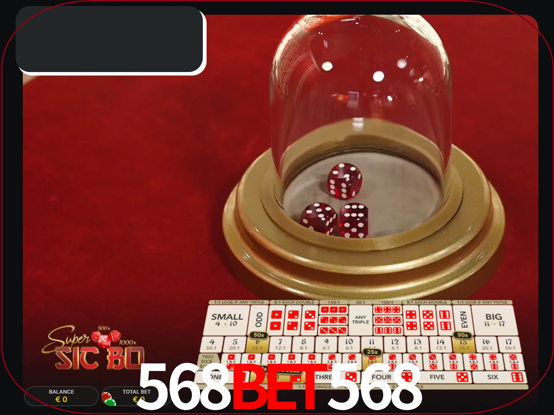Deixe os dados ao seu lado nos jogos da Sic Bo.